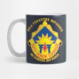 40th Infantry Division Mug